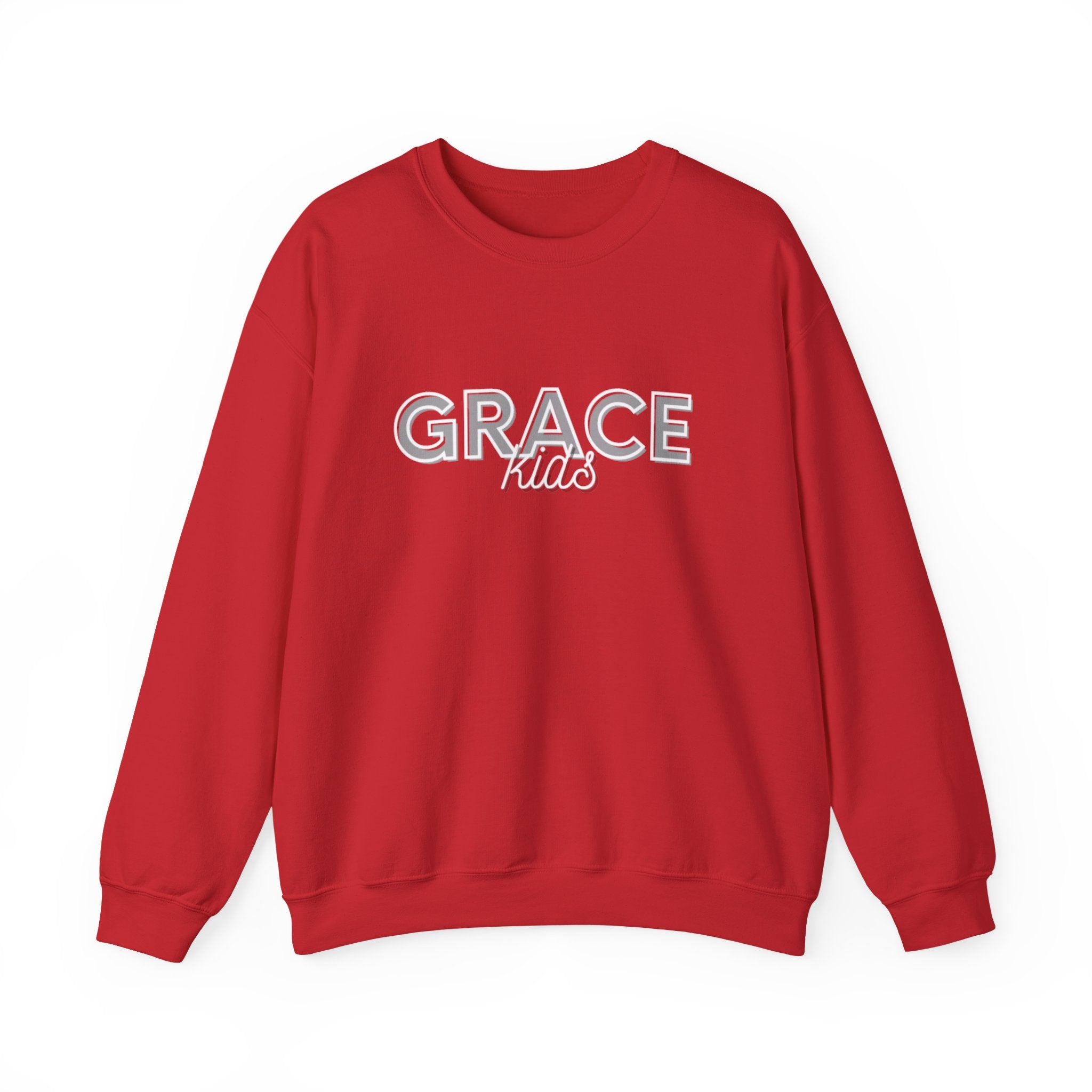 Grace Kids Sweatshirt — Soft Crewneck, "GRACE kids", Embroidered Design