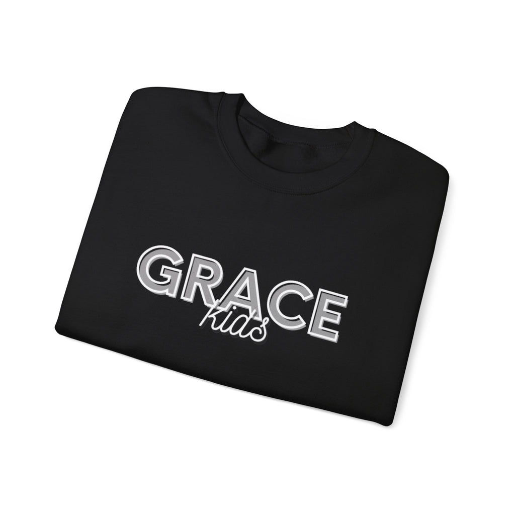 Grace Kids Sweatshirt — Soft Crewneck, "GRACE kids", Embroidered Design