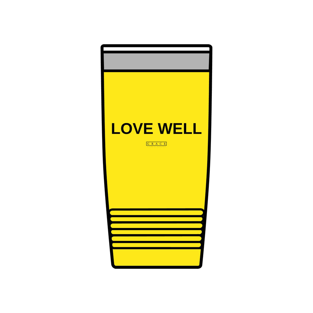 20oz Insulated Tumbler — "LOVE WELL" Travel Mug