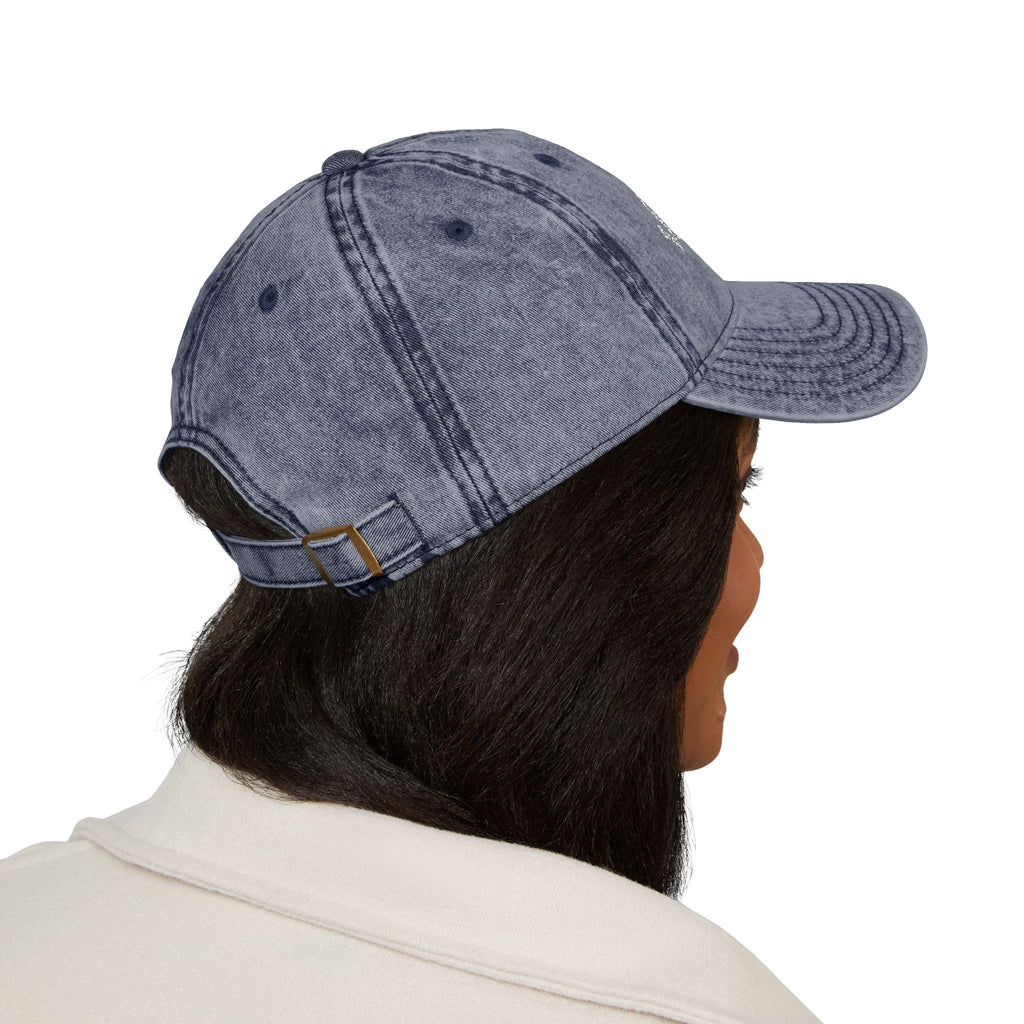 Embroidered 'LOVEWELL' Vintage Baseball Cap – Distressed Cotton Hat