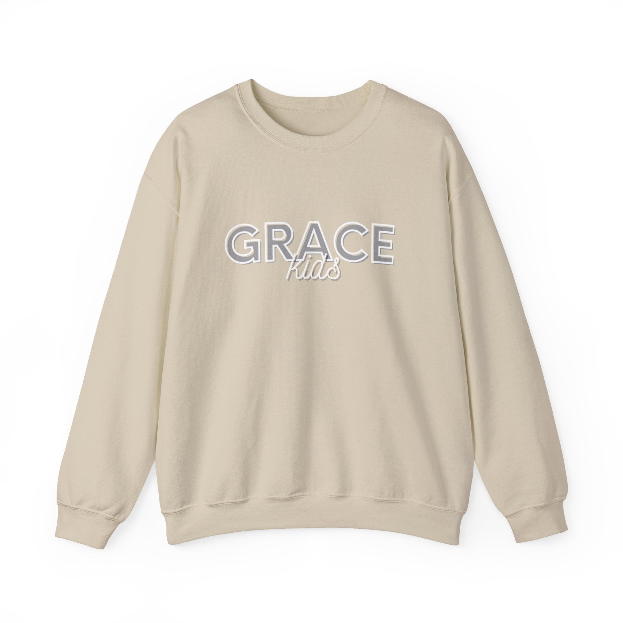 Grace Kids Sweatshirt — Soft Crewneck, "GRACE kids", Embroidered Design