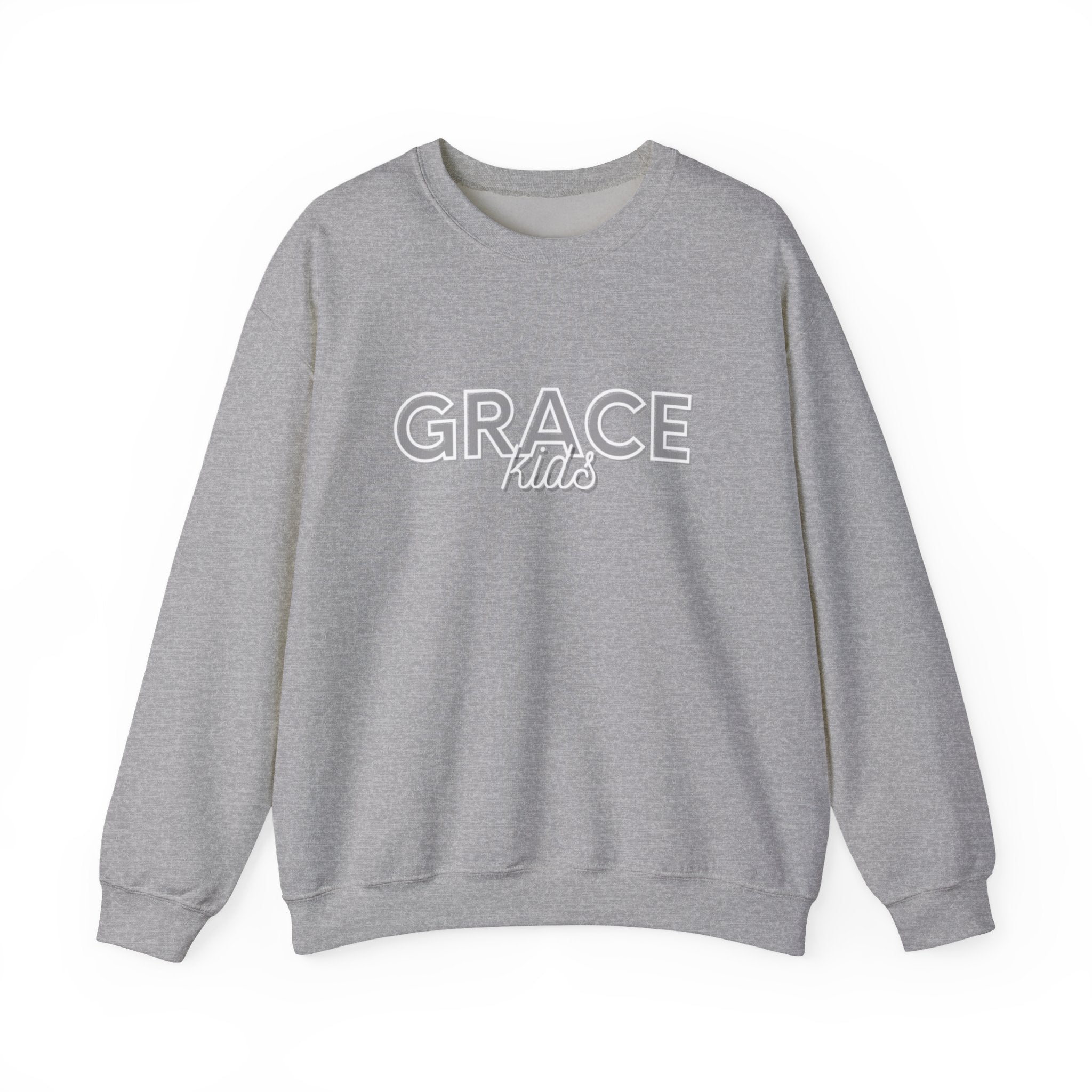 Grace Kids Sweatshirt — Soft Crewneck, "GRACE kids", Embroidered Design