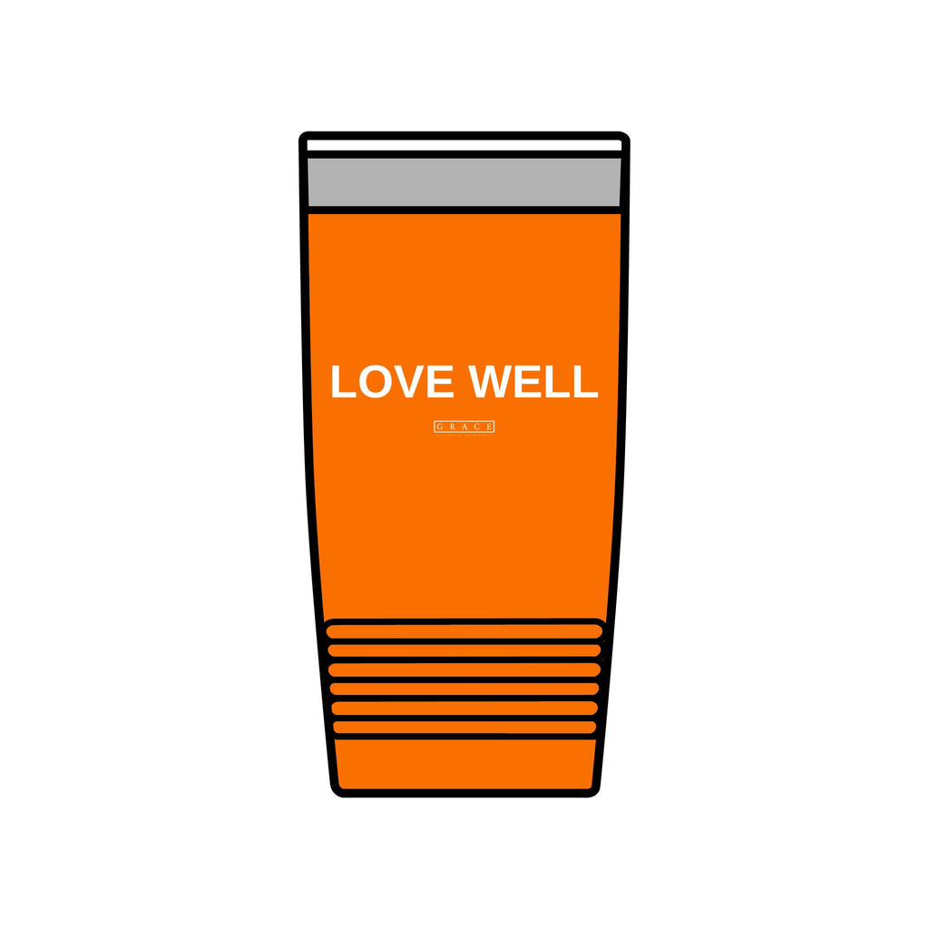 20oz Insulated Tumbler — "LOVE WELL" Travel Mug