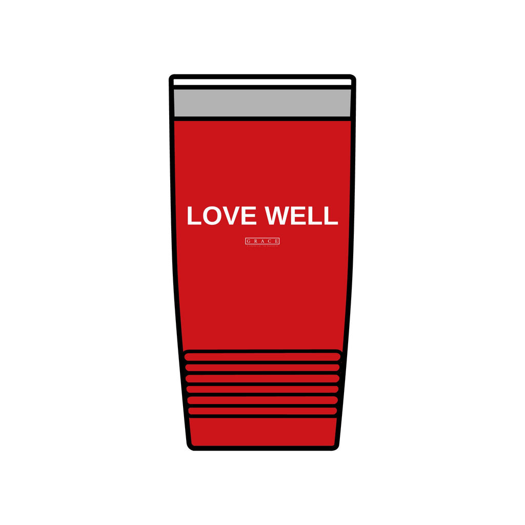 20oz Insulated Tumbler — "LOVE WELL" Travel Mug