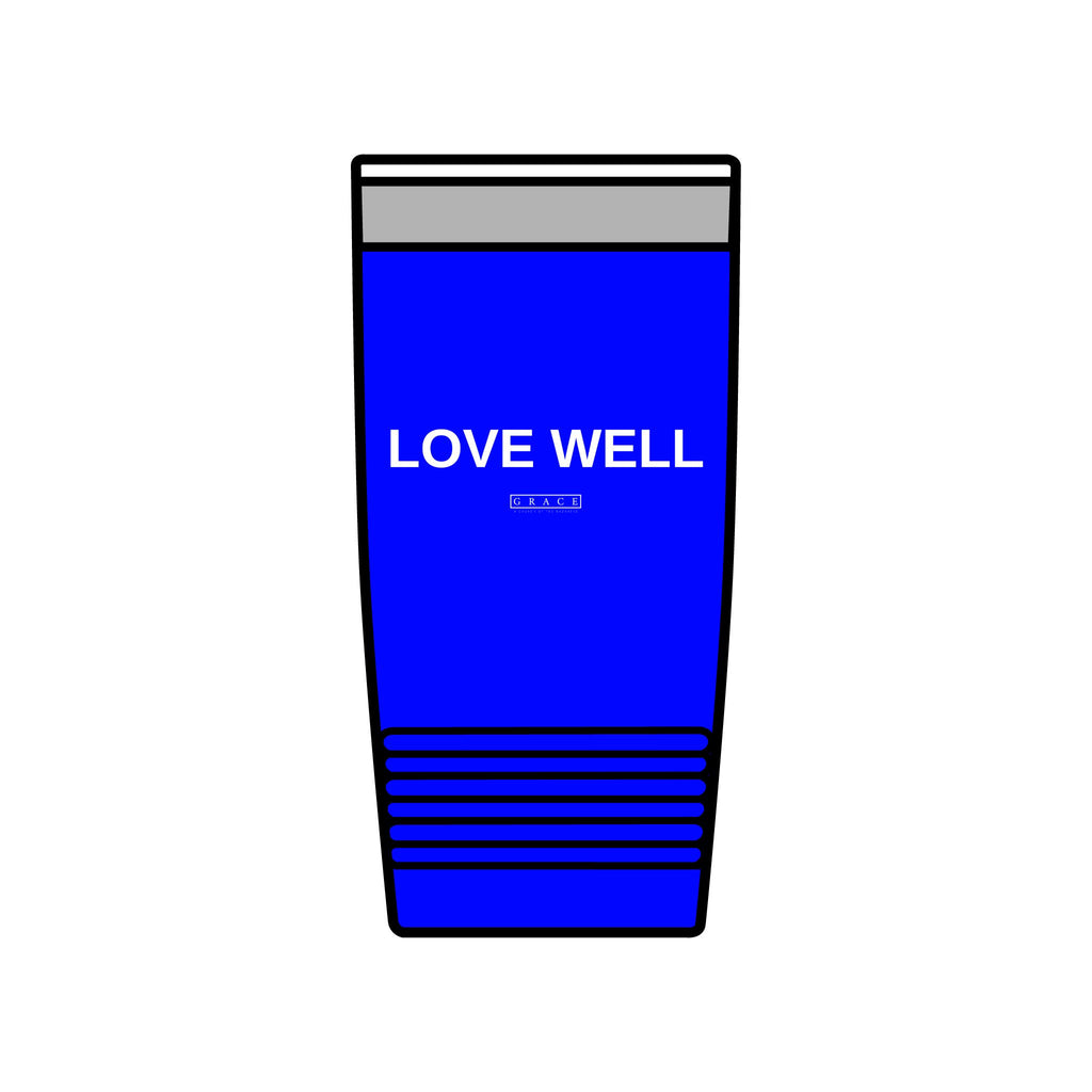 20oz Insulated Tumbler — "LOVE WELL" Travel Mug