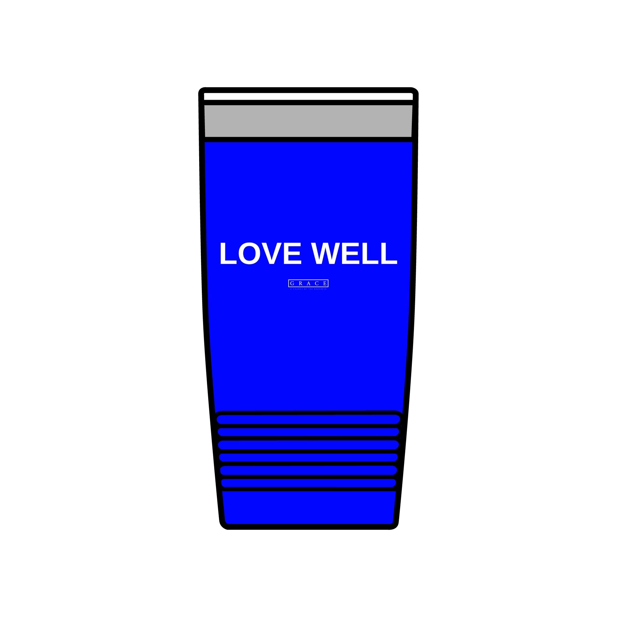 20oz Insulated Tumbler — "LOVE WELL" Travel Mug