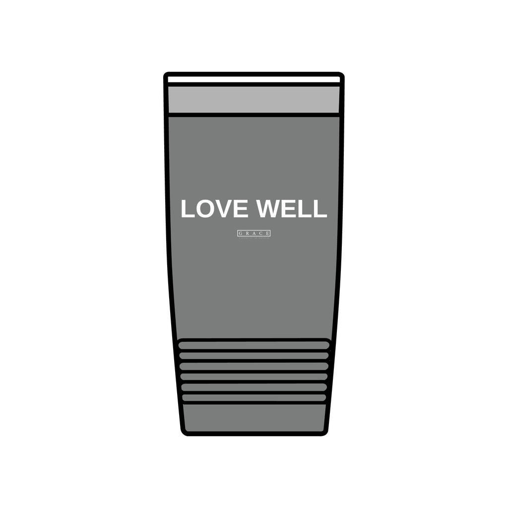 20oz Insulated Tumbler — "LOVE WELL" Travel Mug