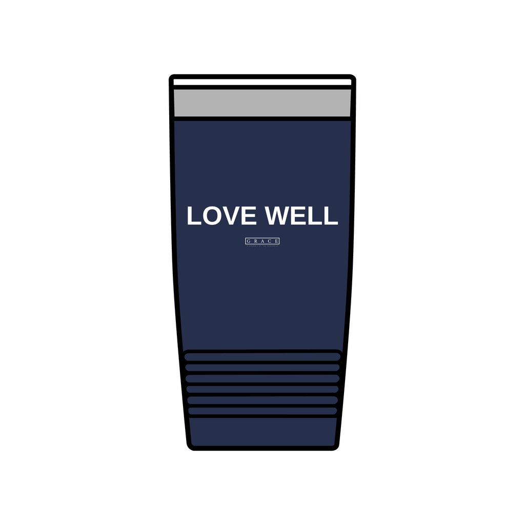 20oz Insulated Tumbler — "LOVE WELL" Travel Mug