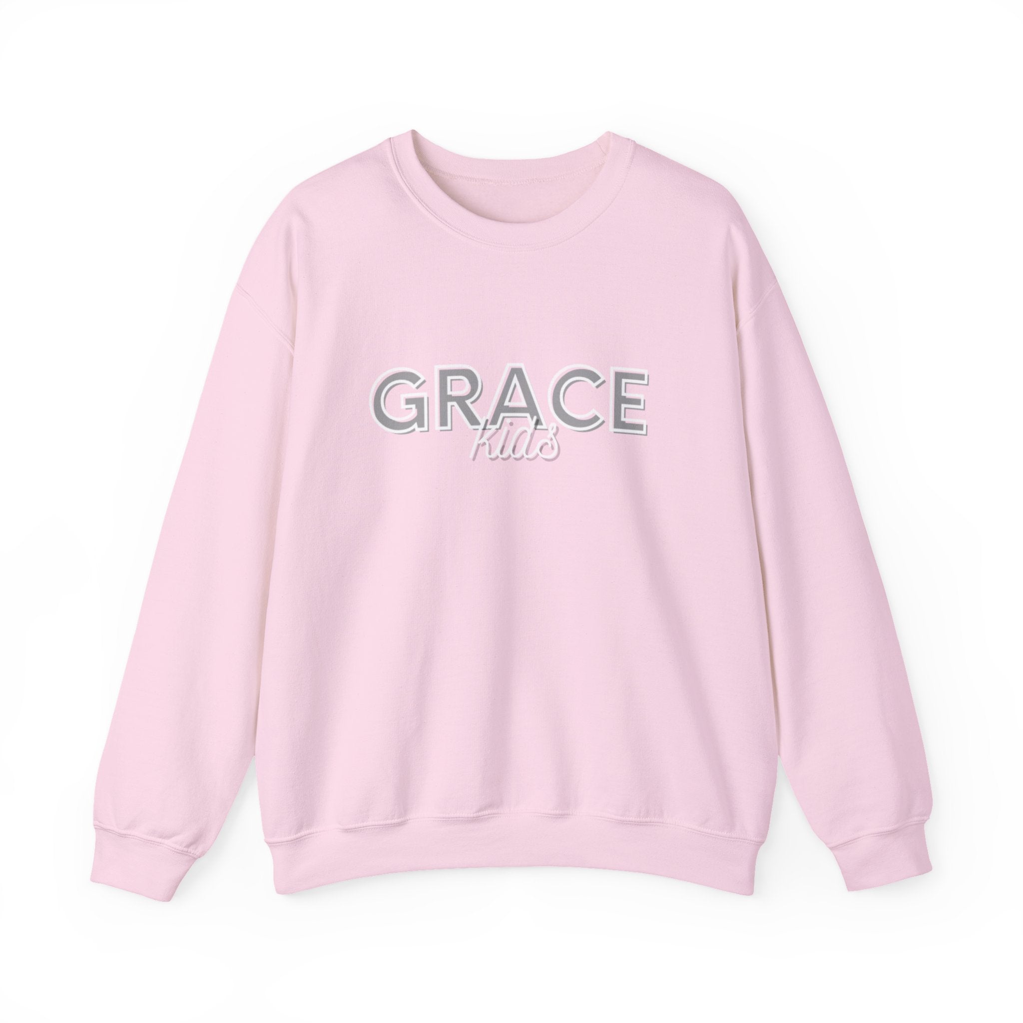 Grace Kids Sweatshirt — Soft Crewneck, "GRACE kids", Embroidered Design