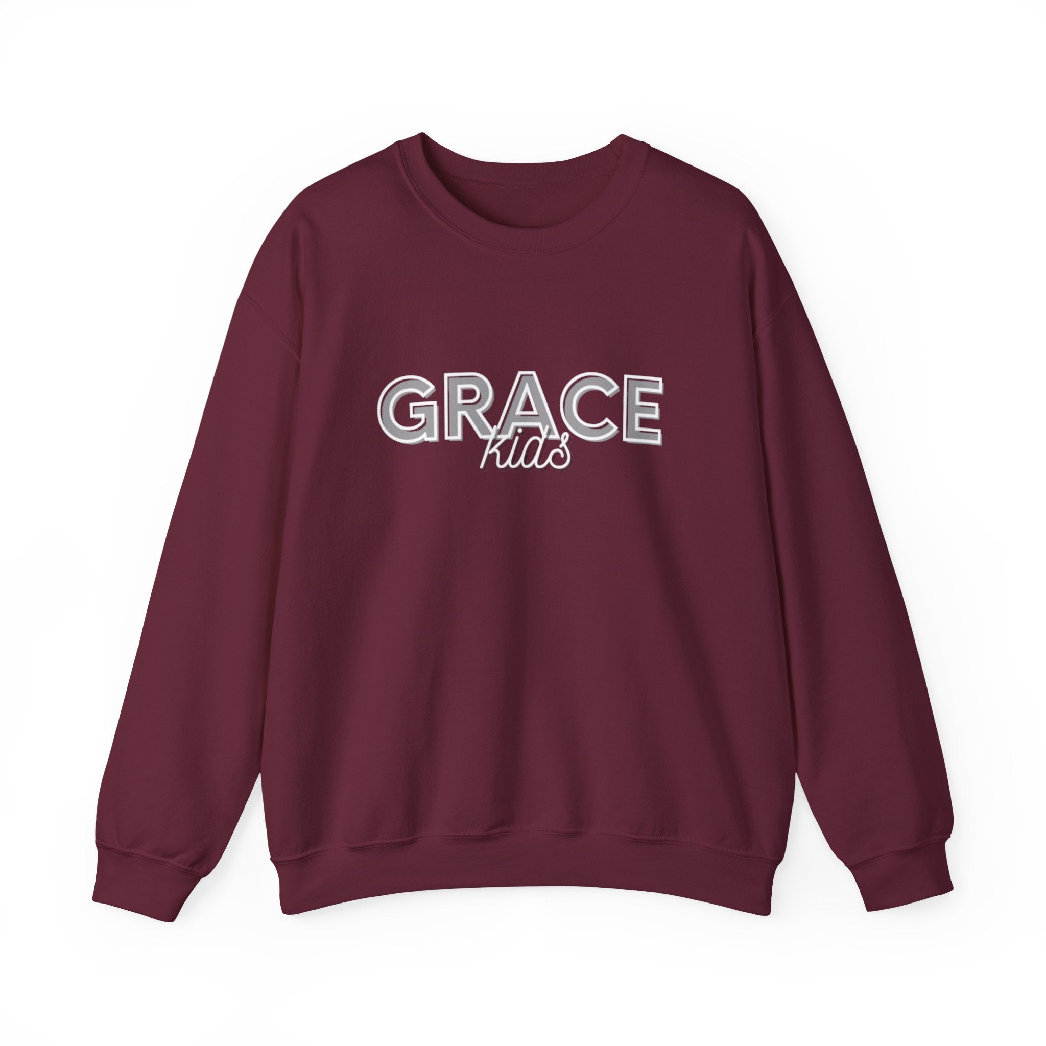 Grace Kids Sweatshirt — Soft Crewneck, "GRACE kids", Embroidered Design
