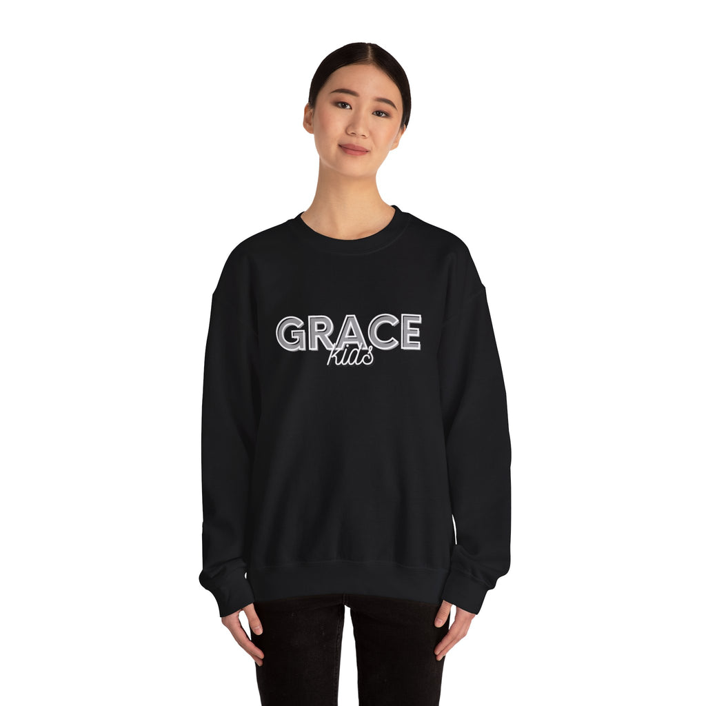 Grace Kids Sweatshirt — Soft Crewneck, "GRACE kids", Embroidered Design