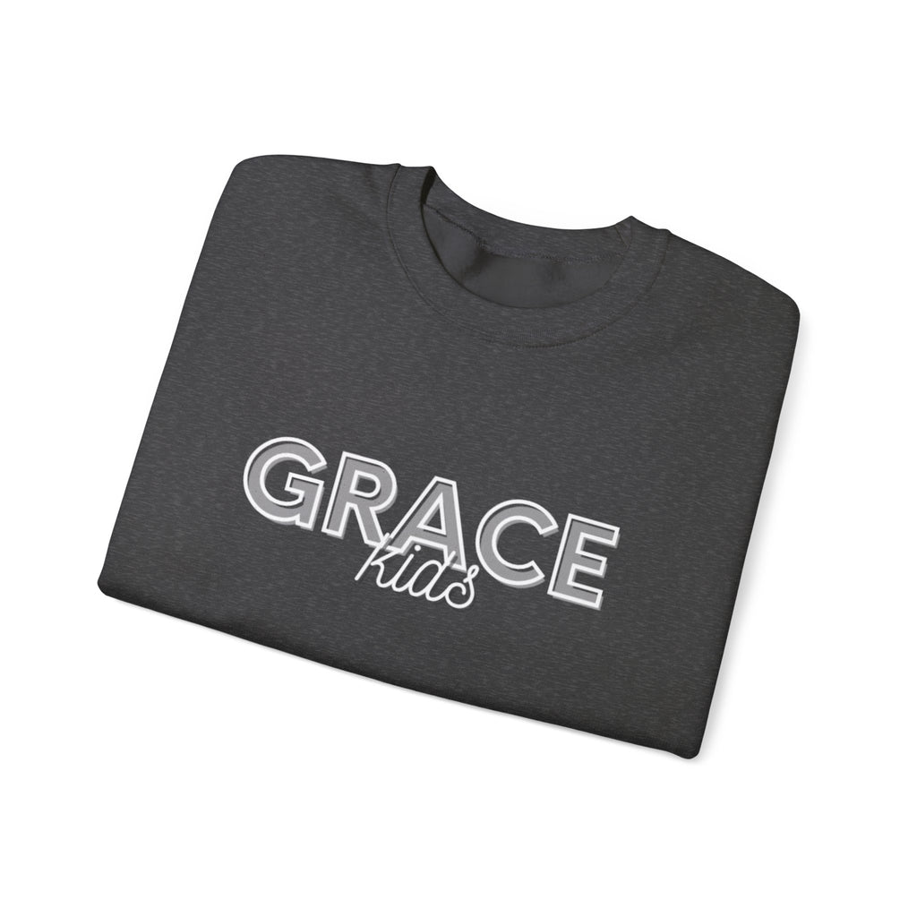 Grace Kids Sweatshirt — Soft Crewneck, "GRACE kids", Embroidered Design