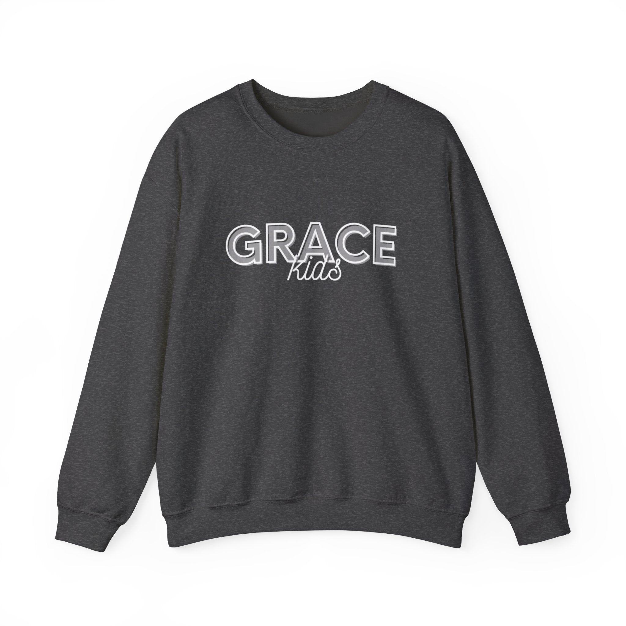 Grace Kids Sweatshirt — Soft Crewneck, "GRACE kids", Embroidered Design